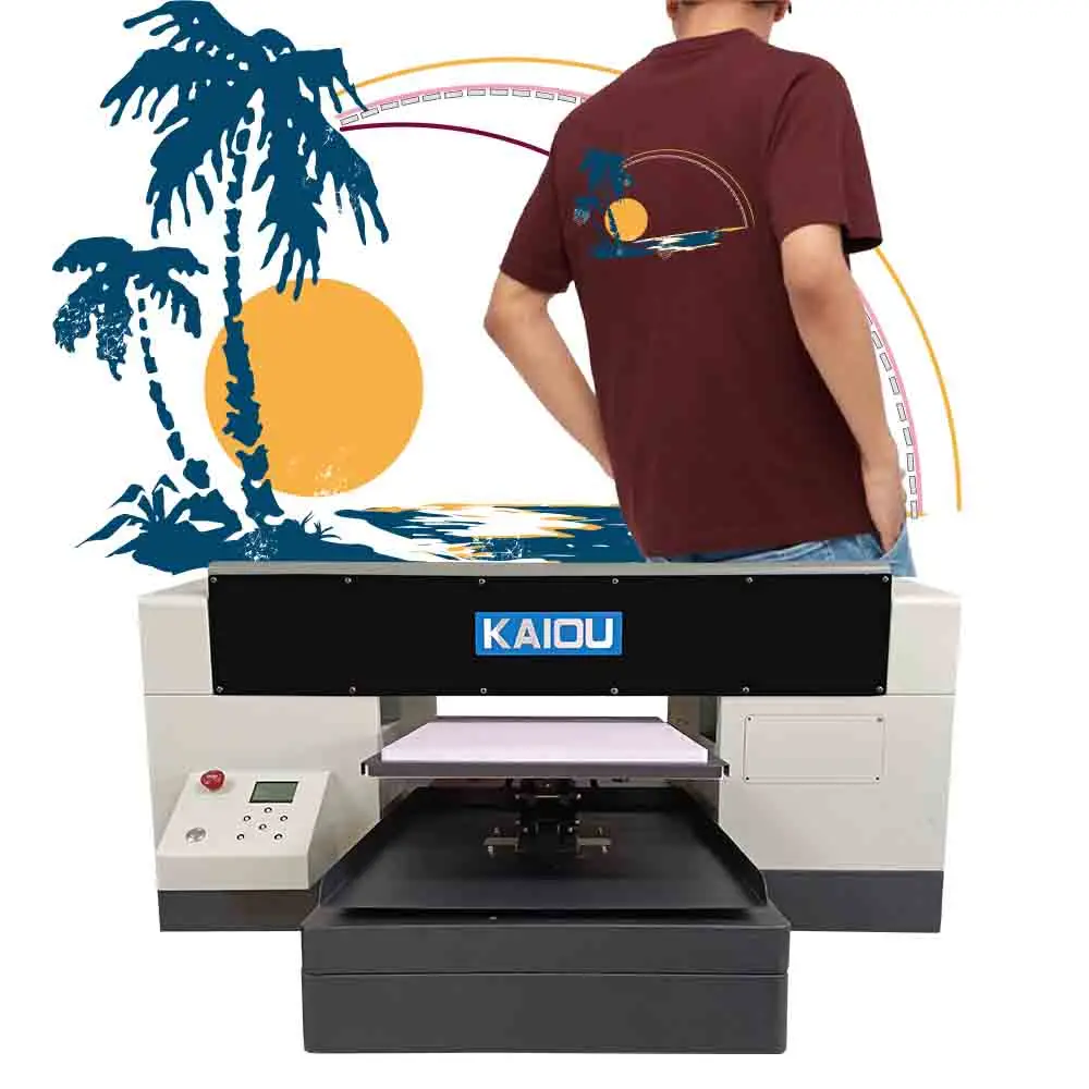 Single station A3 size 40*50cm Double XP600 Head  Direct to Garment Tshirt clothes Printer dtg printer price in bangladesh