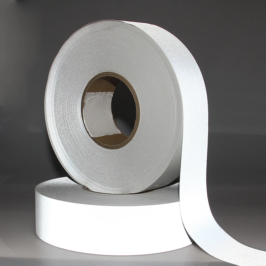 Aramid Flame Retardant Reflective Fabric Fire Retardant Warning Safety Tape For Firefighting Electrical High Visibility