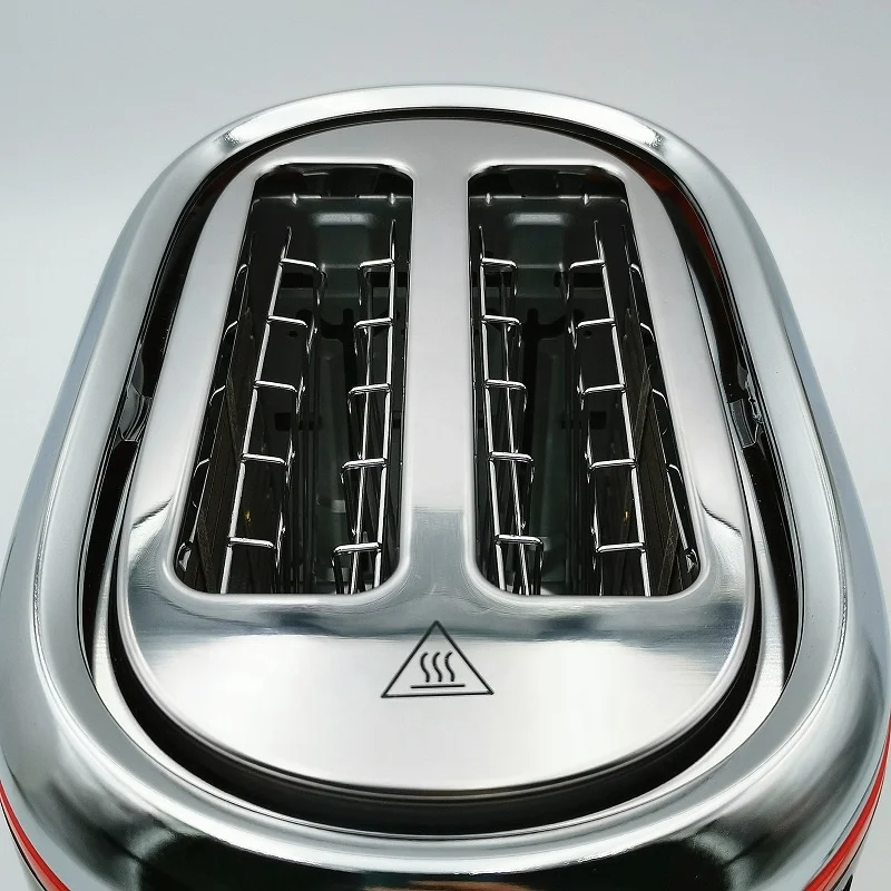 Hot selling SS decoration high end slice toaster electric breakfast maker machine automatic smart toaster