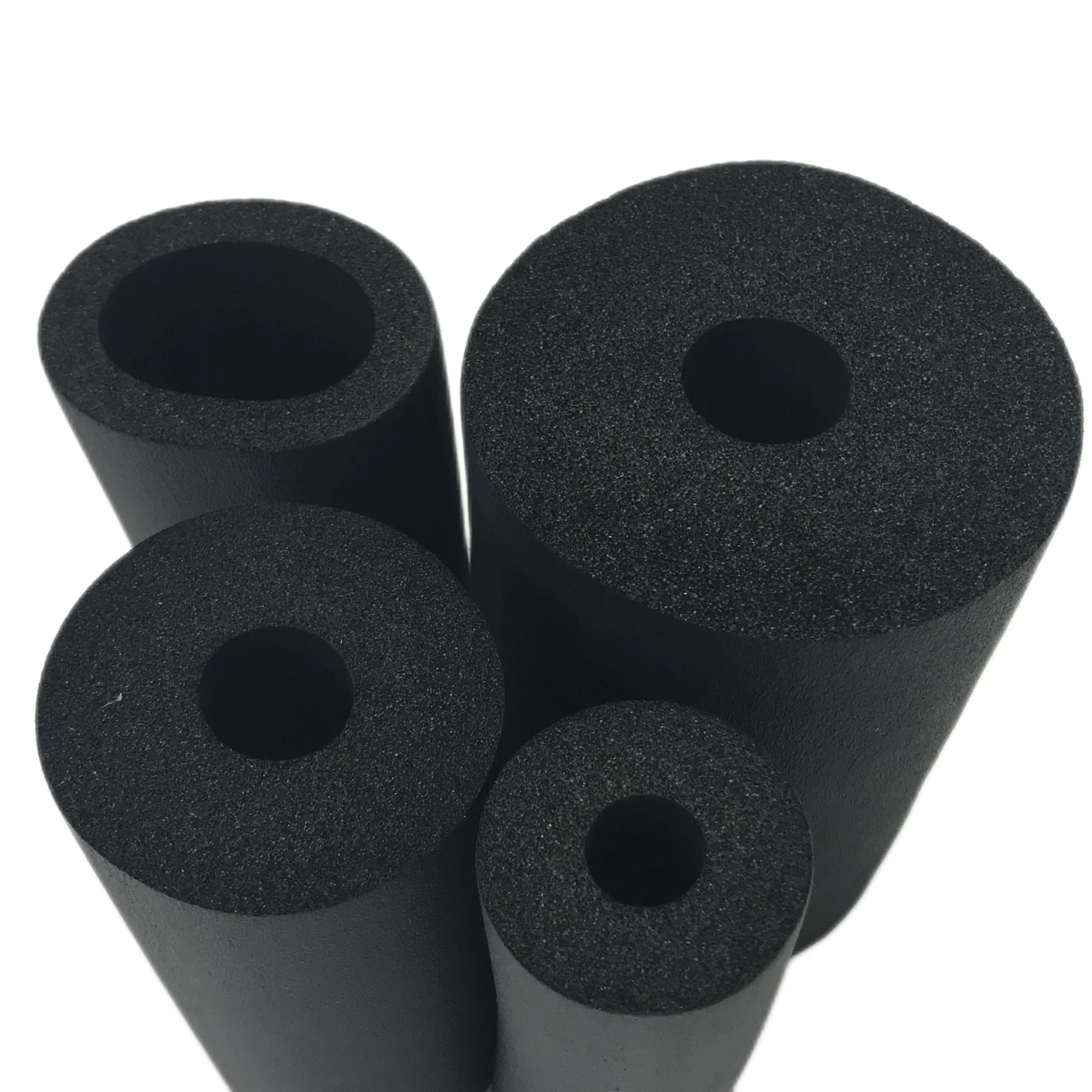 B1 grade EVA/PE/NBR Rubber Close-cell insulation  rubber foam pipe