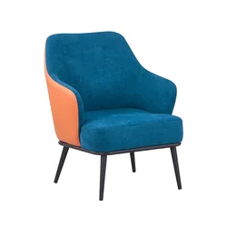 2021new arrival Living Room Furniture modern simplicity sofa Fabric+PU single sofa Leisure sofa