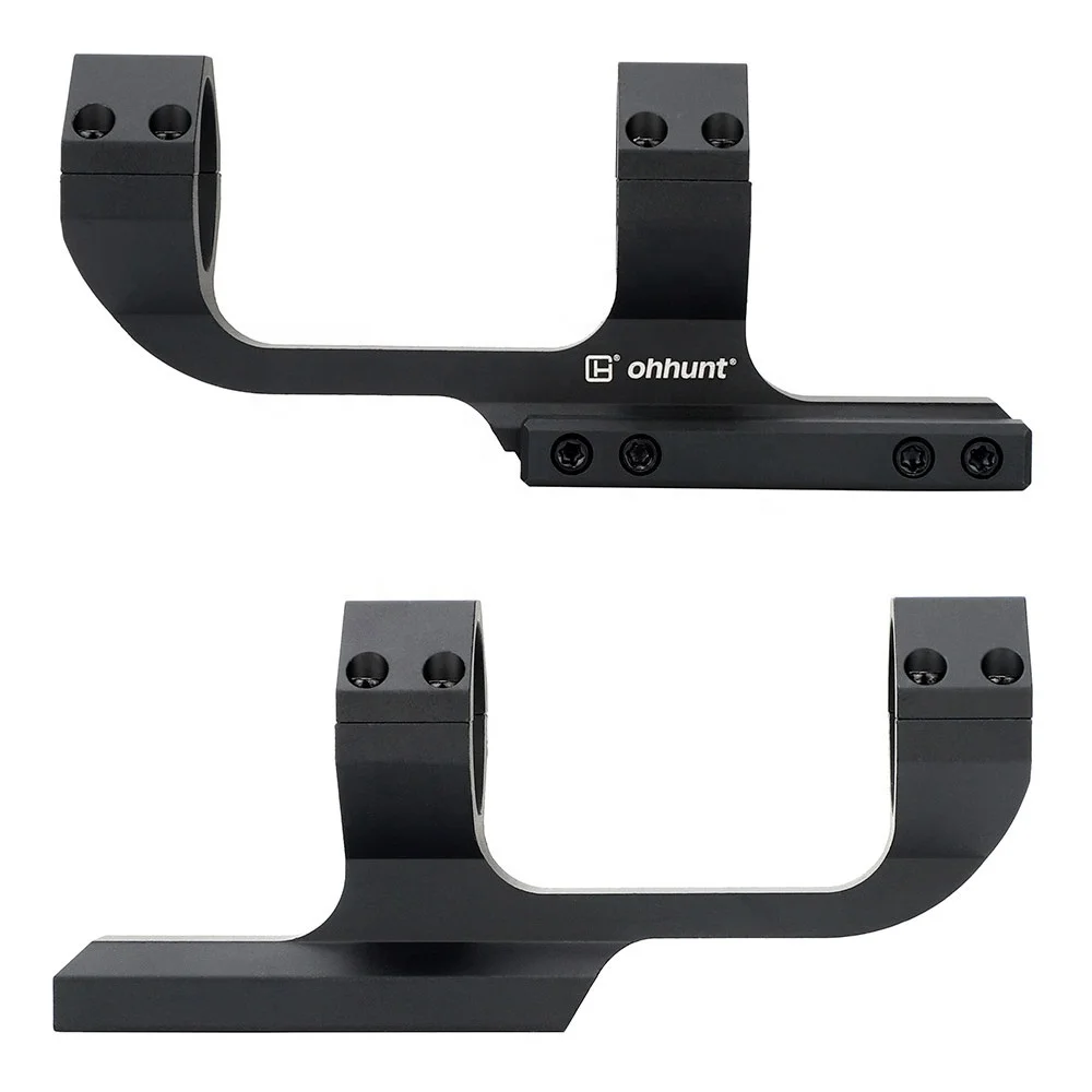 Ohhunt Medium Profile Black Scope Mount 30MM Tactical Sights Rings Fit 20mm Mount Hunting Accessories