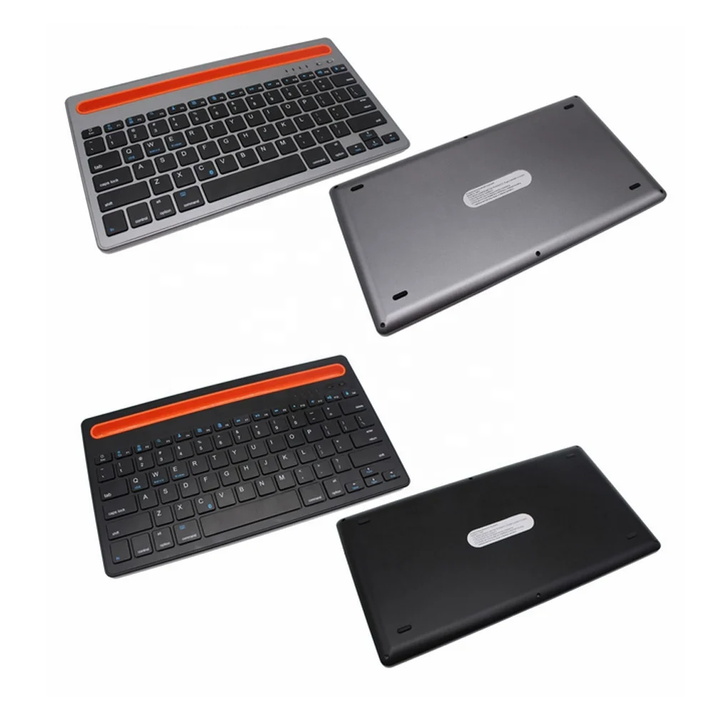 NEW Blue  tooth Wireless Keyboard with holder Notebook Tablets Laptop coumpter Pad keyboard rechargeable