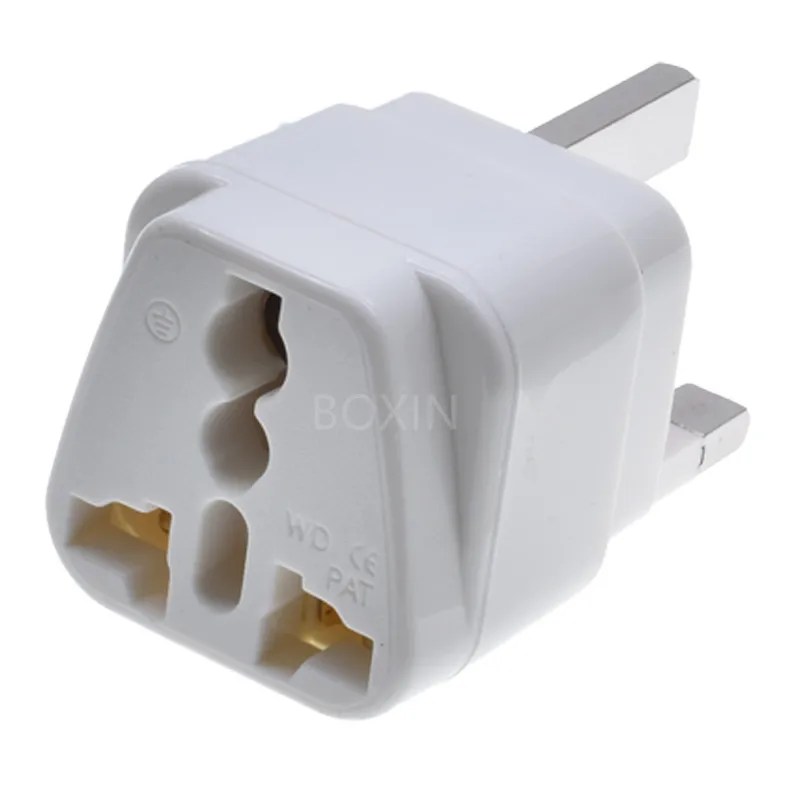 Universal to UK plug adapter with 13A FUSE US/EU/UK/AU to BS Conversion Connector Singapore Malaysia plug