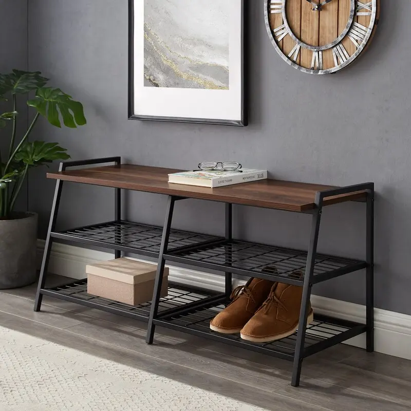 Стеллаж для цветов, стойка для хранения обуви, органайзер, посуда для дома, дешевый металлический дисплей, простой держатель для обуви, мебель для гостиной, Современный Железный