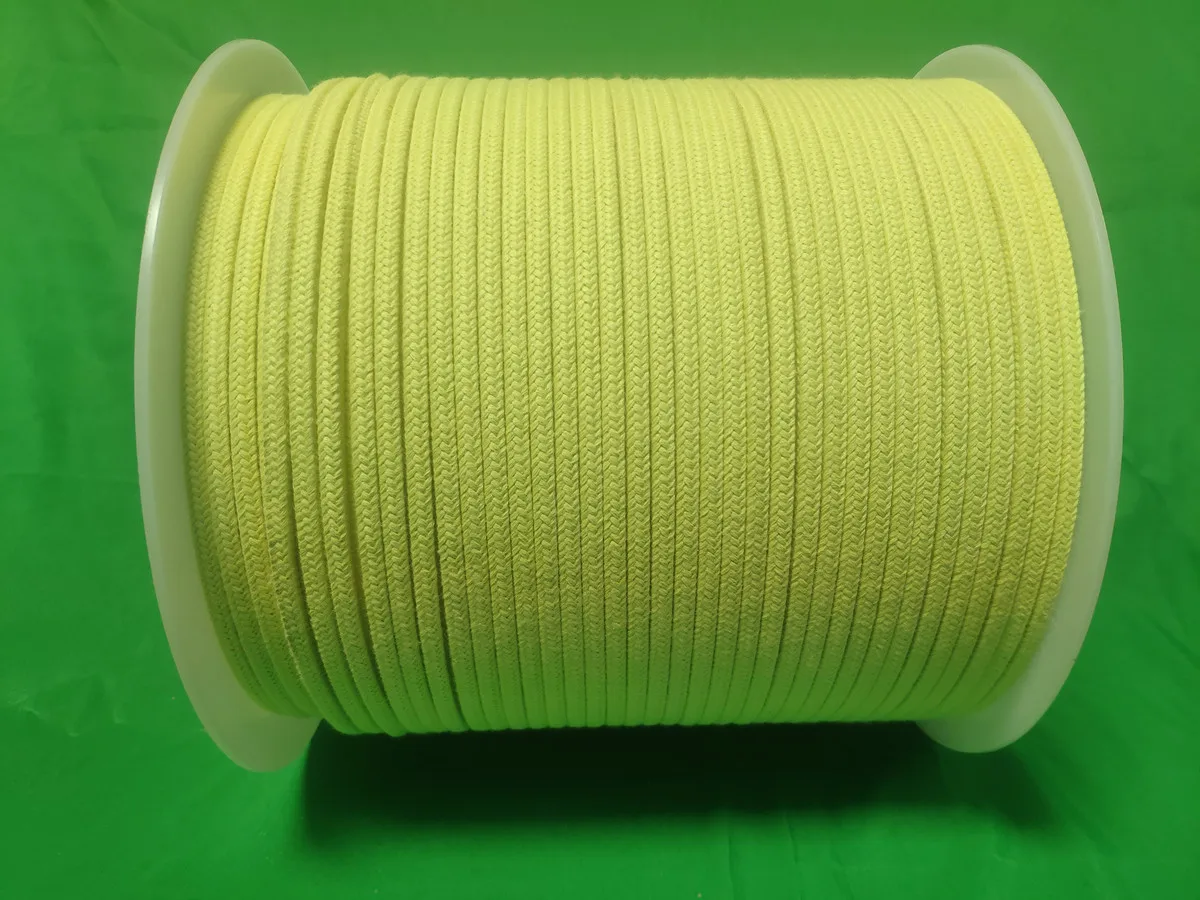 Aramid Braided Rope glass tempering furnace toughened plant Oven Roller Aramid ropes Tapes