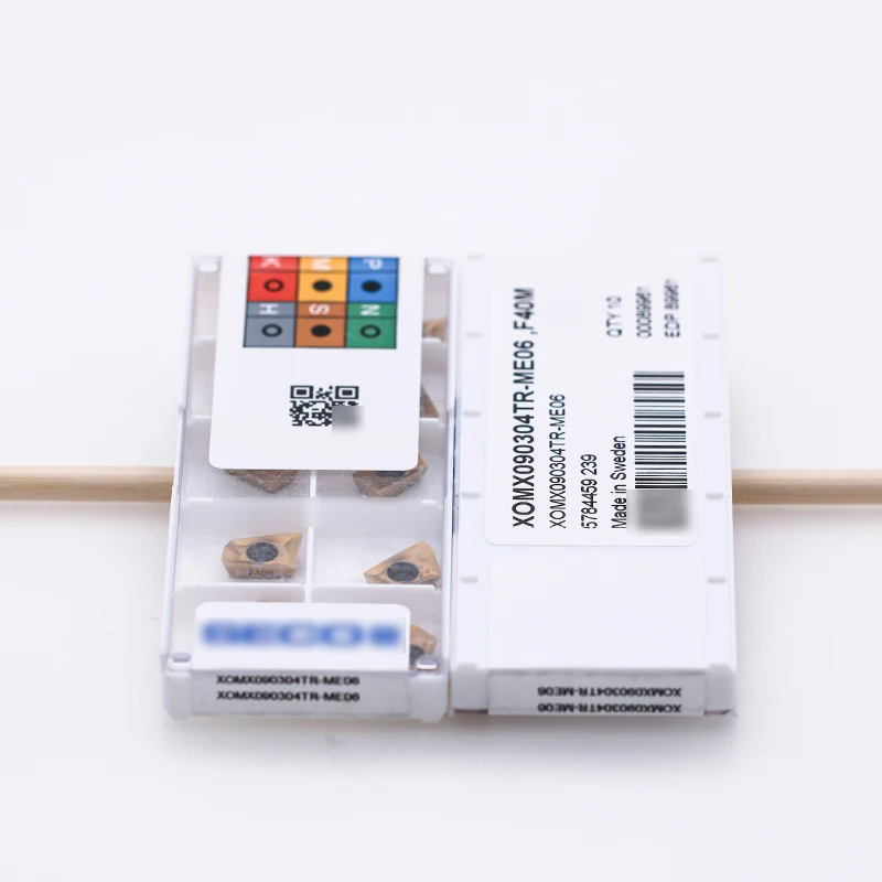 Sweden made CNC carbide turning inserts XOMX090304TR-ME06 F40M