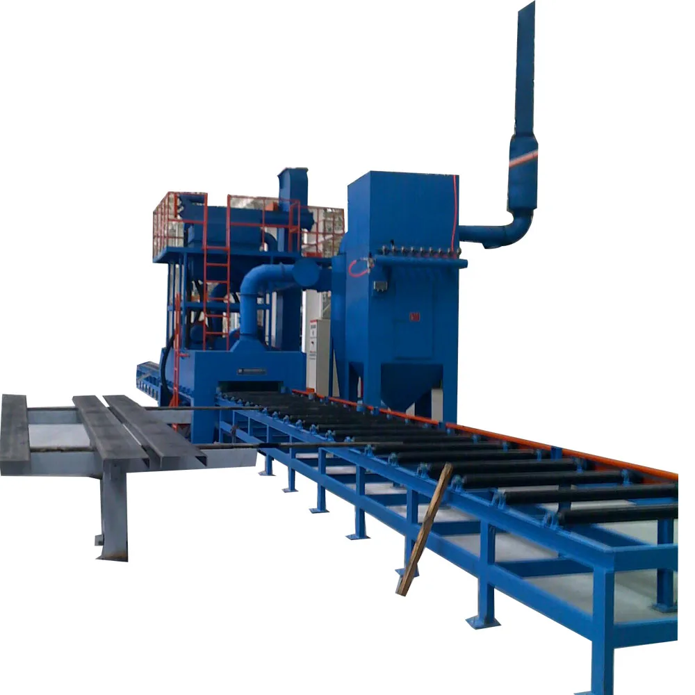 Roller Pass Type Shot Blasting Machine  Pipe Shot Blasting