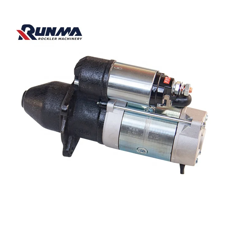 Runma superior quality QDJ254 D30-3708100 manufacturing high durable machinery engine spare parts diesel starter for loader