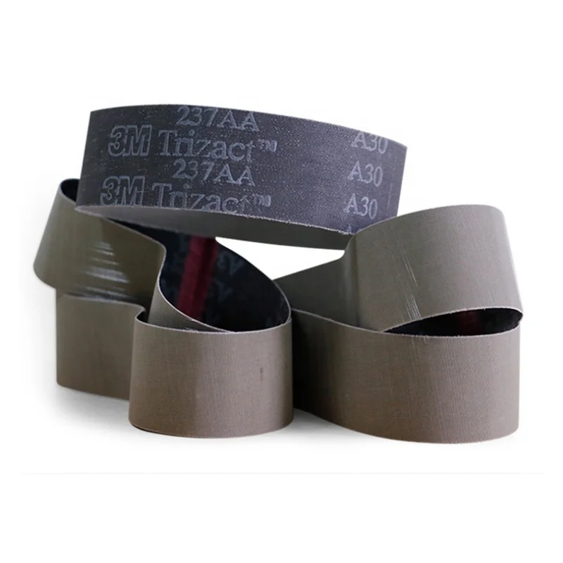 3M 237AA same quality A100 A65 A30 A16 A6 Trizact sanding belt abrasive belts polishing belts for metal