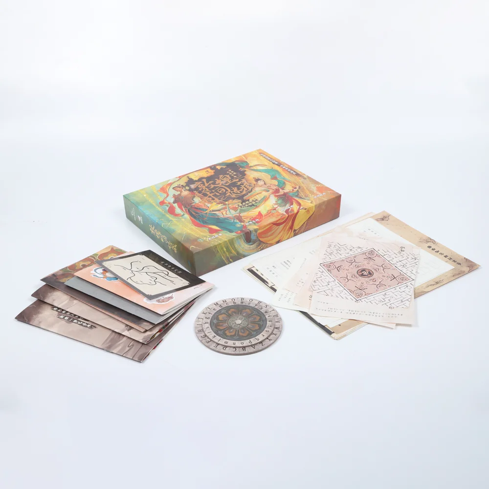 logo set hot sale display personalized custom printing DIY display stand China Dunhuang Card Games have fun for Table Playing