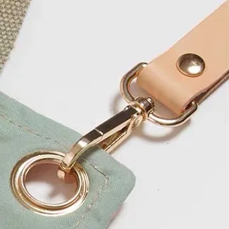 Double sides apron pink aprons adults cotton leather straps blank aprons with pockets