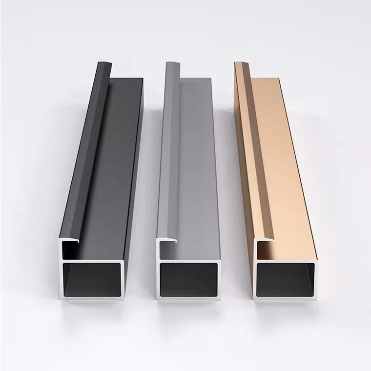 Minimalist Design Aluminum Profile For Furniture, Kitchen Cabinet Aluminum Profil