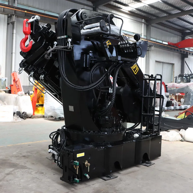 Factory Price Bob-Lift Knuckle Boom Truck Mounted Crane Hydraulic Articulated Crane 25 Tons for Manufacturing