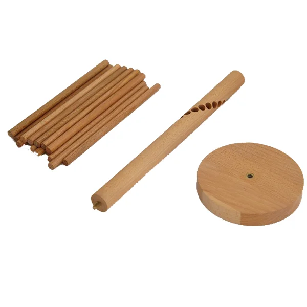 Складная Сушилка для макаронных изделий, деревянная сушилка для макаронных изделий, 16 съемных рук