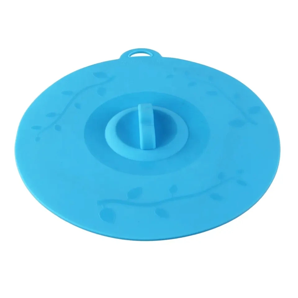 Homesun BPA Free 4pcs Leak proof Silicone Pot Covers Silicone Suction Lids For Pan Bowl Cups