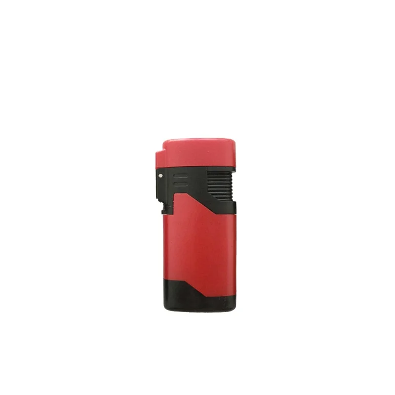 Factory customized smoking gas lighter rechargeable electronic plastic single flame jet lighter torch lighter