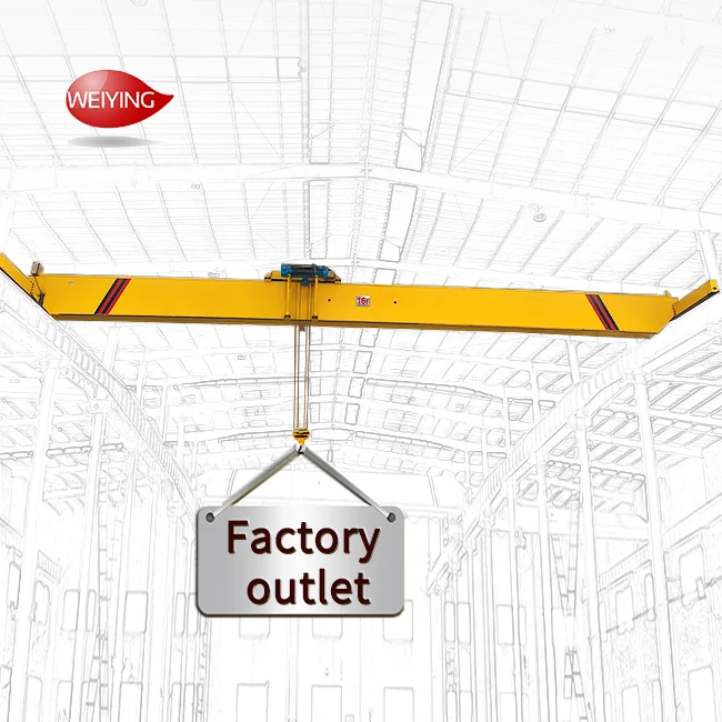 Factory Wholesale 2 Ton 5 Ton 8 Ton 10 Ton Single Girder Overhead Bridge Crane Travelling with crane runway rail