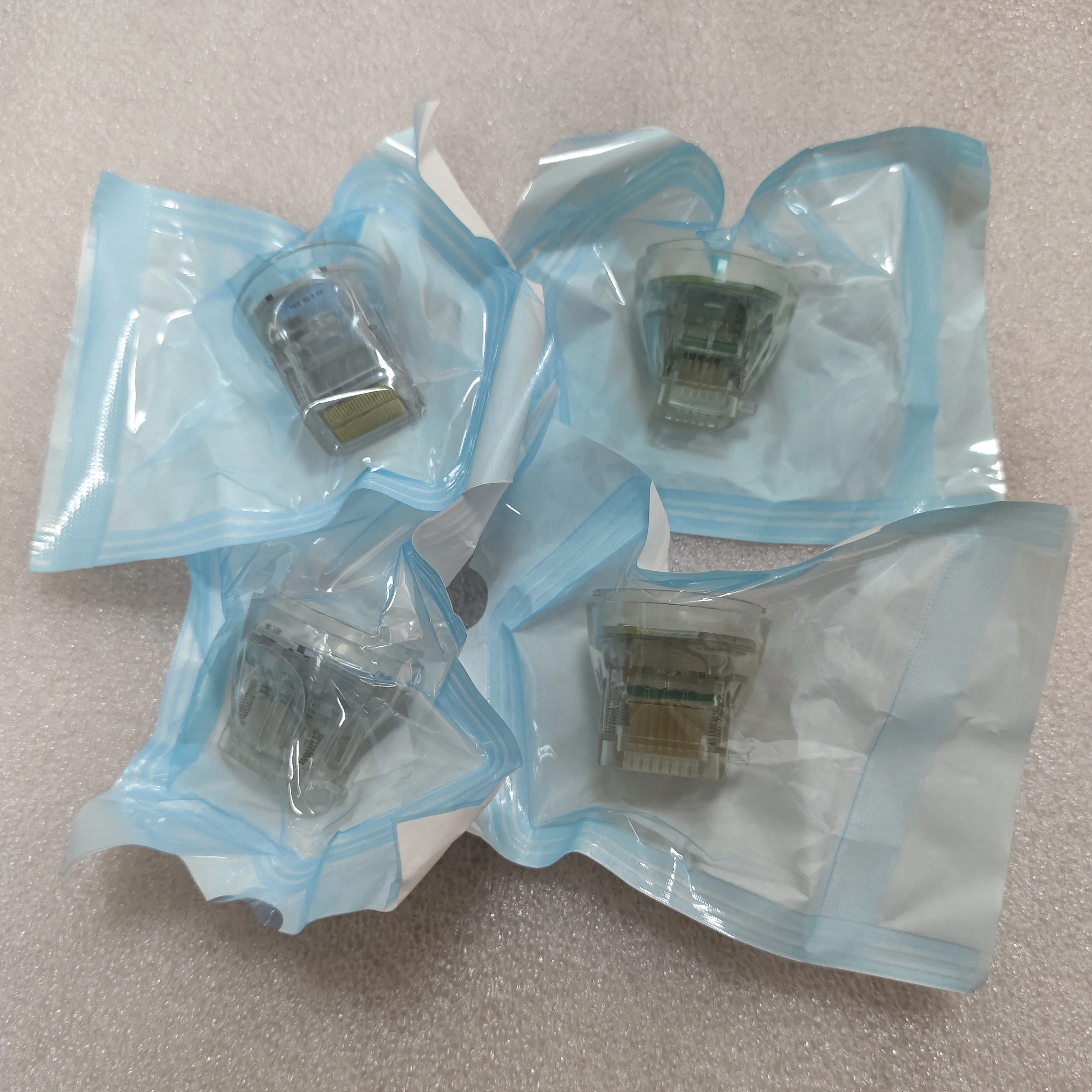 HISON MODEL Replace Disposable Insulated RF 10/25/64/nano Pins Gold Plated Cartridge Fractional Radio Frequency Tips