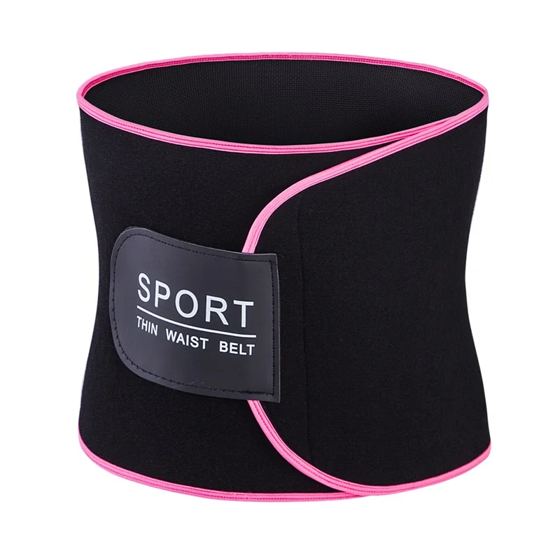 Workout Lumbar Back Support Sweat Waist Trainer Waist Trimmer Belt Neoprene Waist Belt Slim Band for Weight Loss