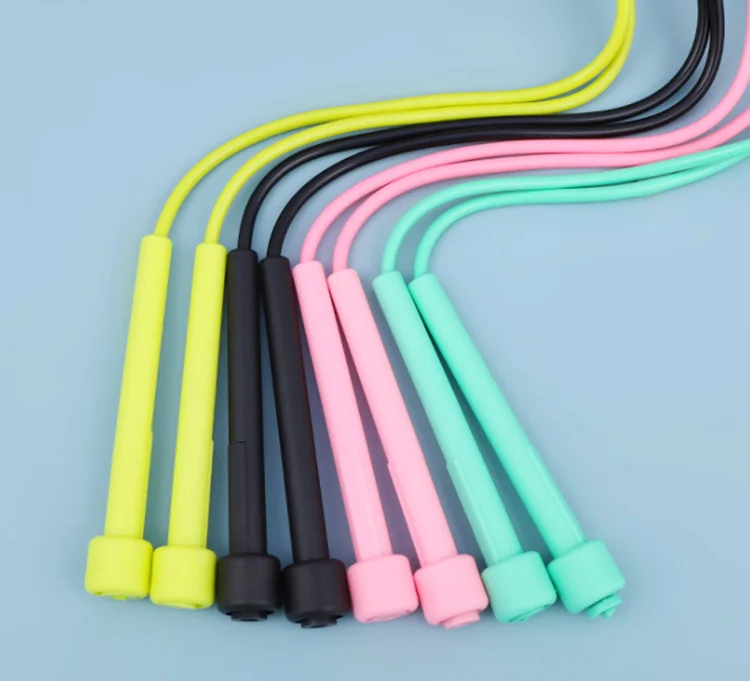 New Sports Pen Holder Handle Rope Skipping Student Competition PVC Jump Rope Adjustable Skipping Rope