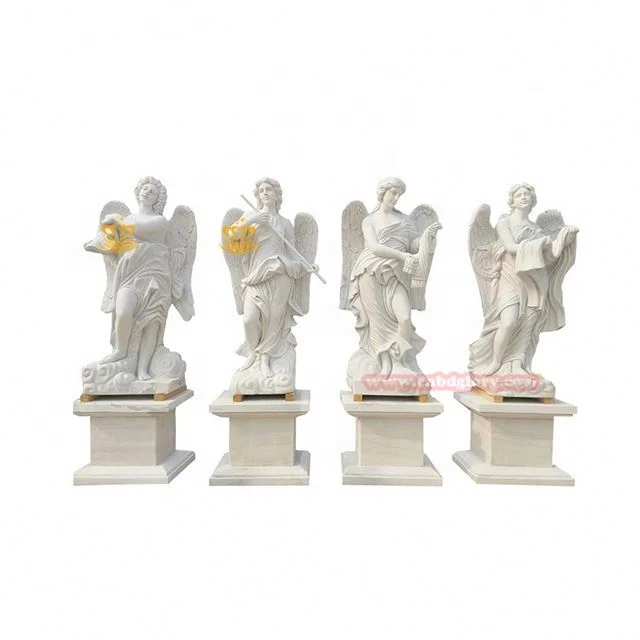 Outdoor Landscape Design ornaments sculpture Modern Marble Four Seasons Goddess Statues