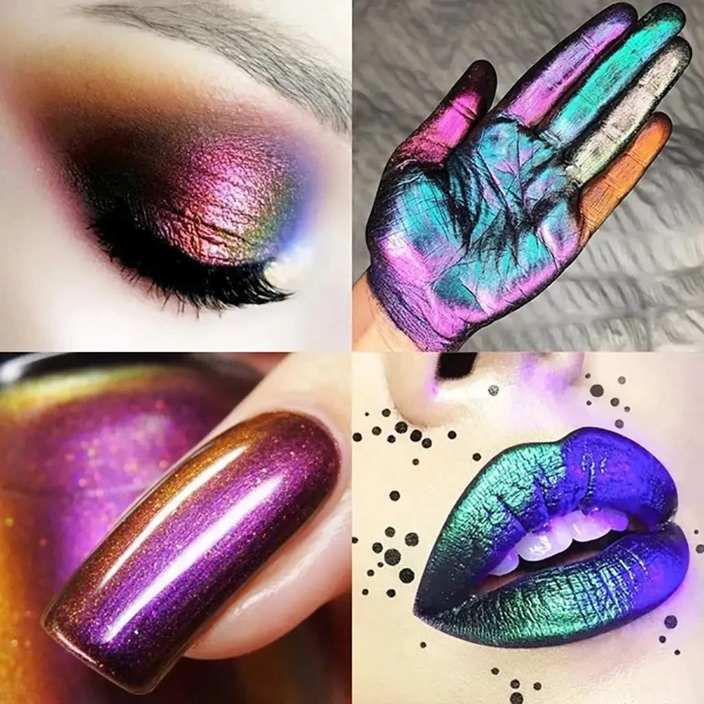 Wholesale High Pigment Chameleon Powder Mica Chameleon Powder Pigment Set
