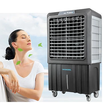 9000cmh portable evaporative air conditioner fan with black color