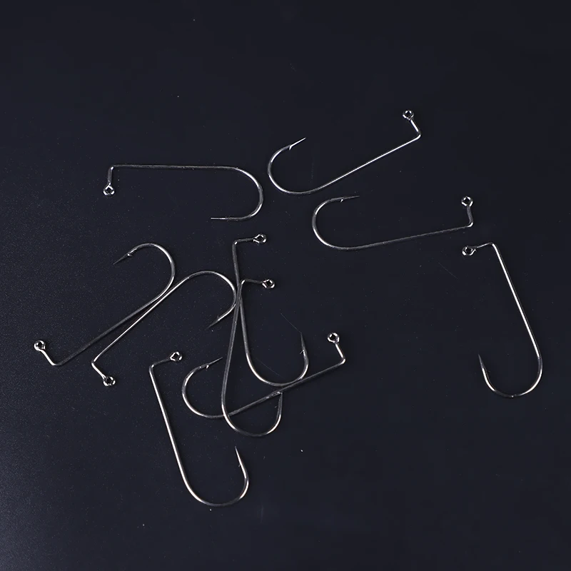 TAIGEK Quality 1X 2X Strengthen Jig Head Hooks Worm Fishing Soft Baits Hook