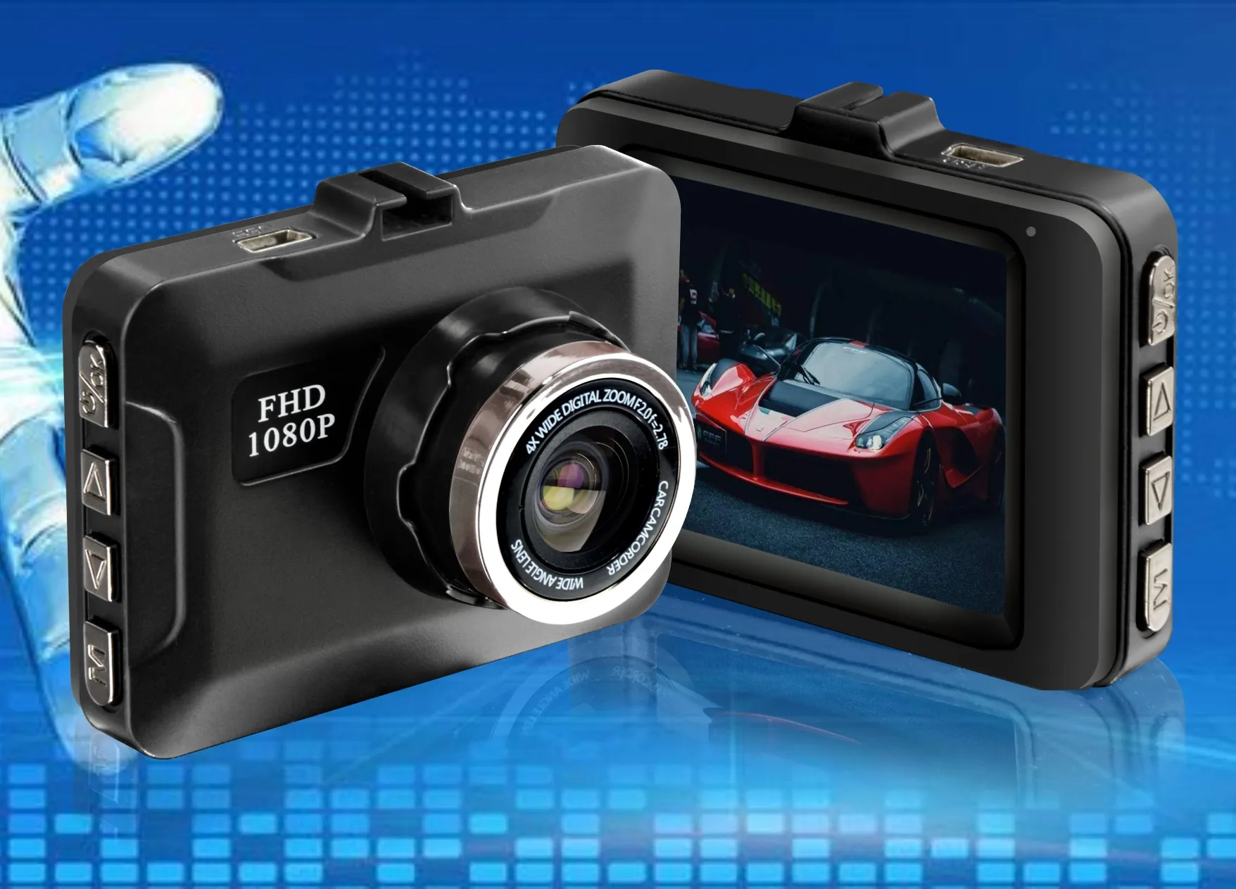  VGA DVR Автомобильный видеорегистратор мини-автомобиль камера Dashcam ночное виденье Автомобильная