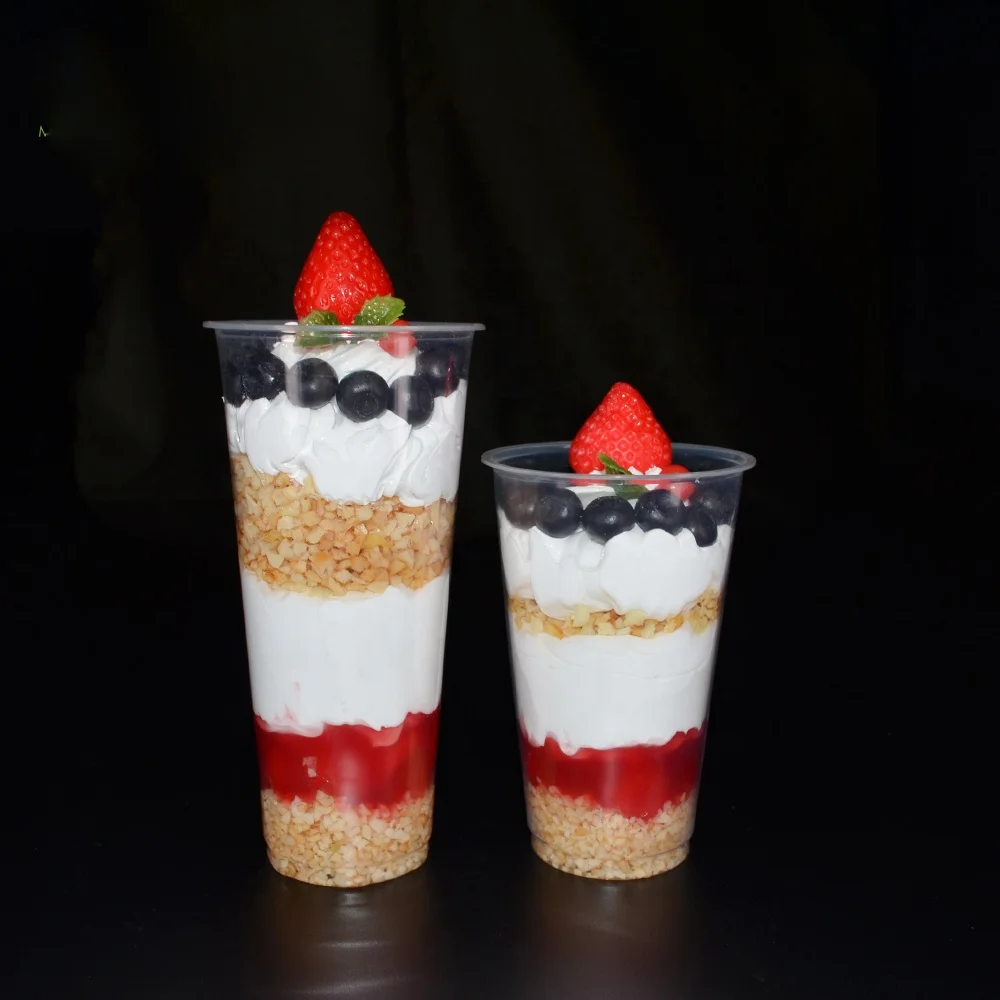 16 унций Amazon Горячая продажа 100% биоразлагаемые одноразовые PLA холодные прозрачные чашки