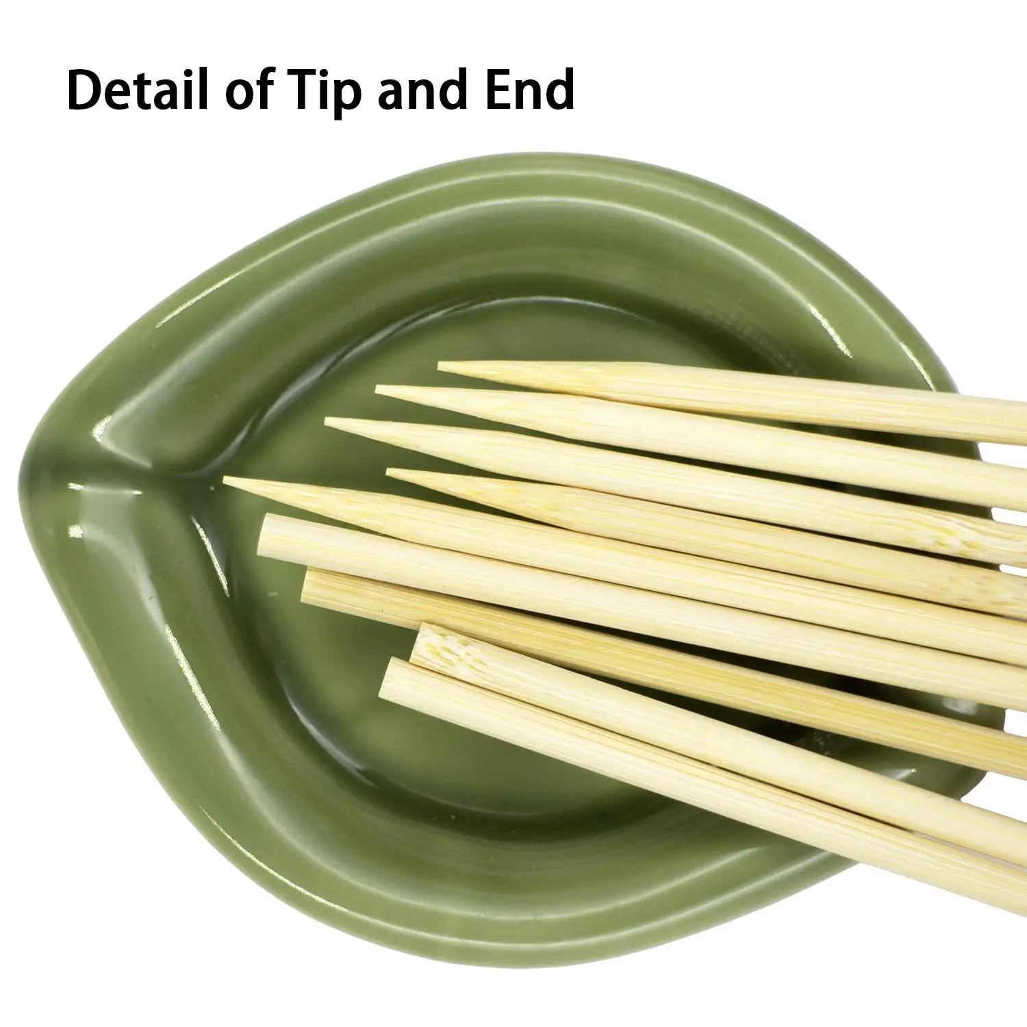 Barbecue Bamboo Sticks Large Bamboo Bbq Wood Stick Skewer 40 Cm Long Hot Dog Bamboo Barbecue Sticks