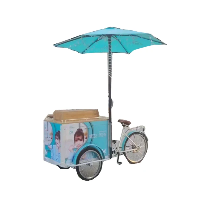 
Ice Cream Trailer Street Bike Mobile Kitchen Food Cart 