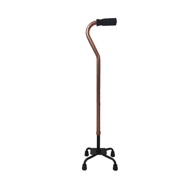 Cane Sword Height  Adjustable Height Quad Cane Four Legged Lightweight Aluminum Cane Retractable Walking Stick