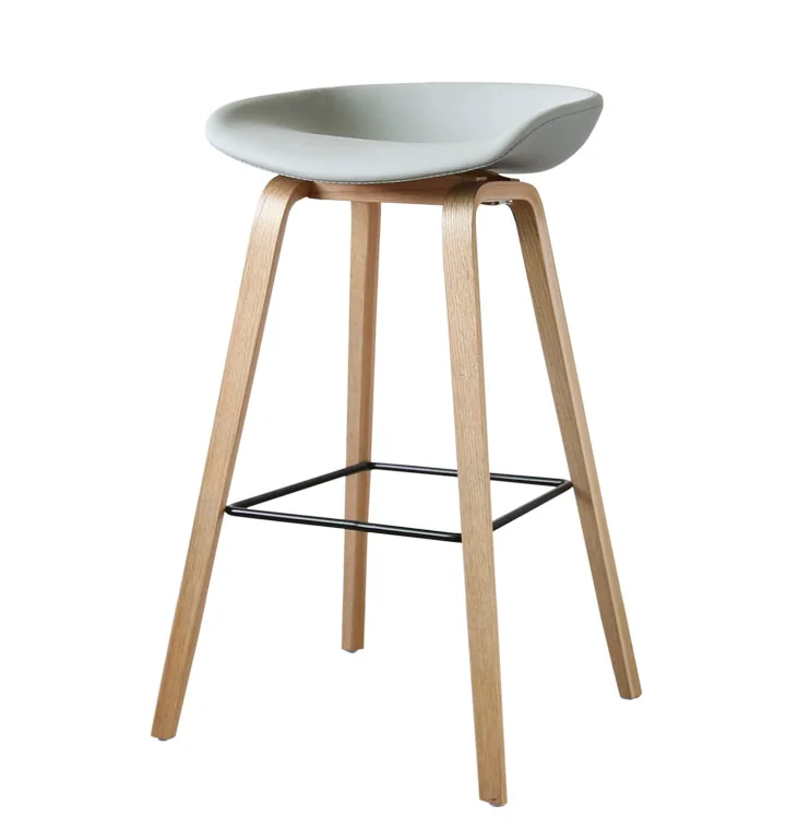 Retro Plastic Seat Restaurant Metal Bar Stool Chair