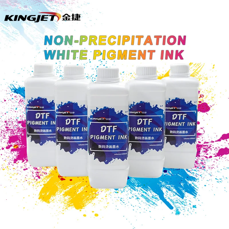 New sediment-free High capacity 1000ml dtf printing inks white ink