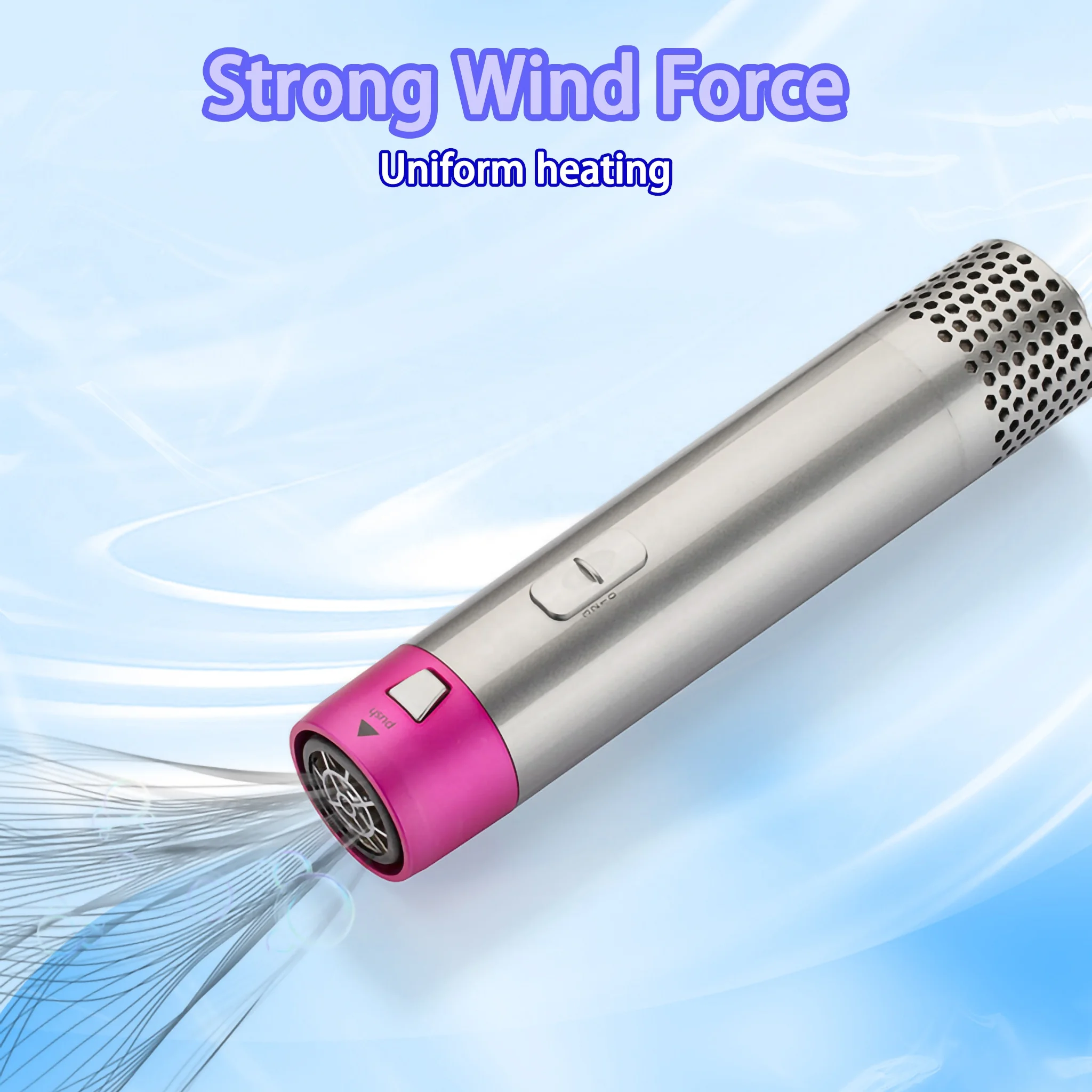 5 in 1 Hair Styling Stools Complete Styler Set Automatic Curling Iron Air Curler Air Spin Curl Ceramic Rotating Curler