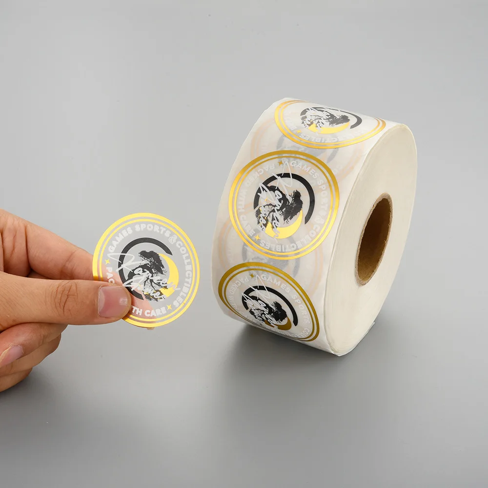 custom perfume logo printing waterproof adhesive sticker foil perfume bottle labels vinyl stickers