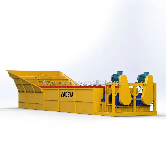 Double screw sand washer for quarry plant use