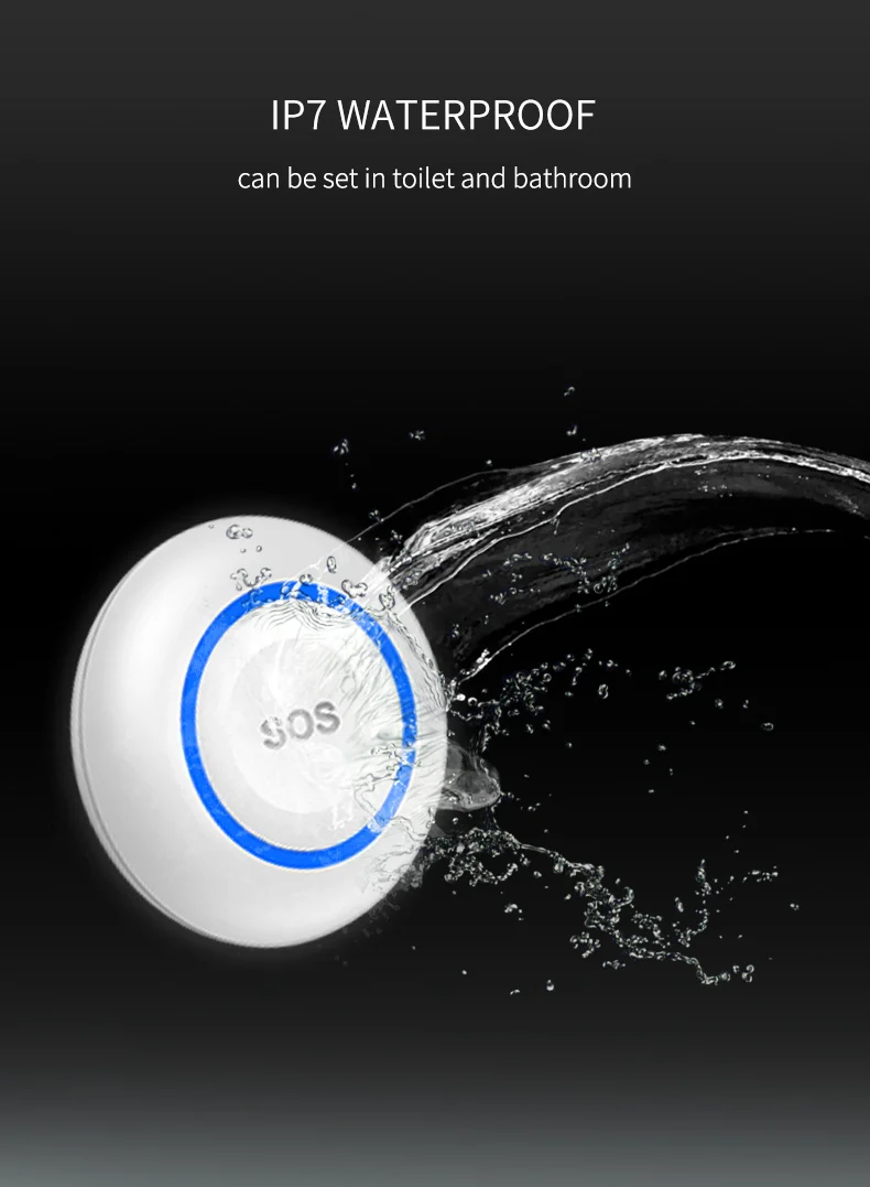 Tuya smart home products Tuya wifi alarm self defense alarm keychain Personal safety alarm Emergency button Waterproof