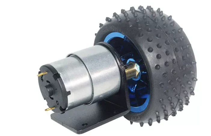 37mm gearbox 85mm/65mm wheel kit for smart car 12V 24V Eccentric Shaft  dc motor 7RPM -1590RPM With 2 phases signal gear motor