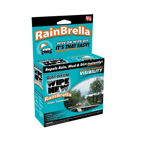 The Newest Design Rainbrella Windshield Rain Repellent Wipes For Your Car