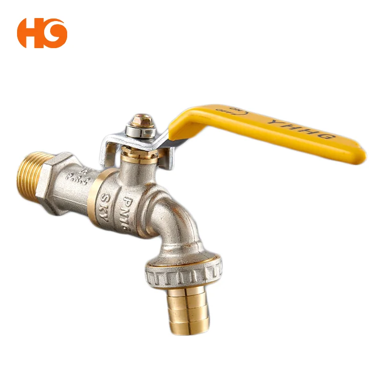 Factory direct sales brass bibcock with iron handle