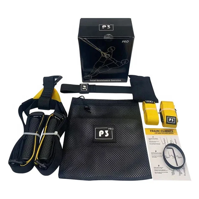 Gym Equipment Fitness P3 Pro Sling Air Training Straps Training Belt in One Gym Equipment Bodyweight Resistance Bands Belt