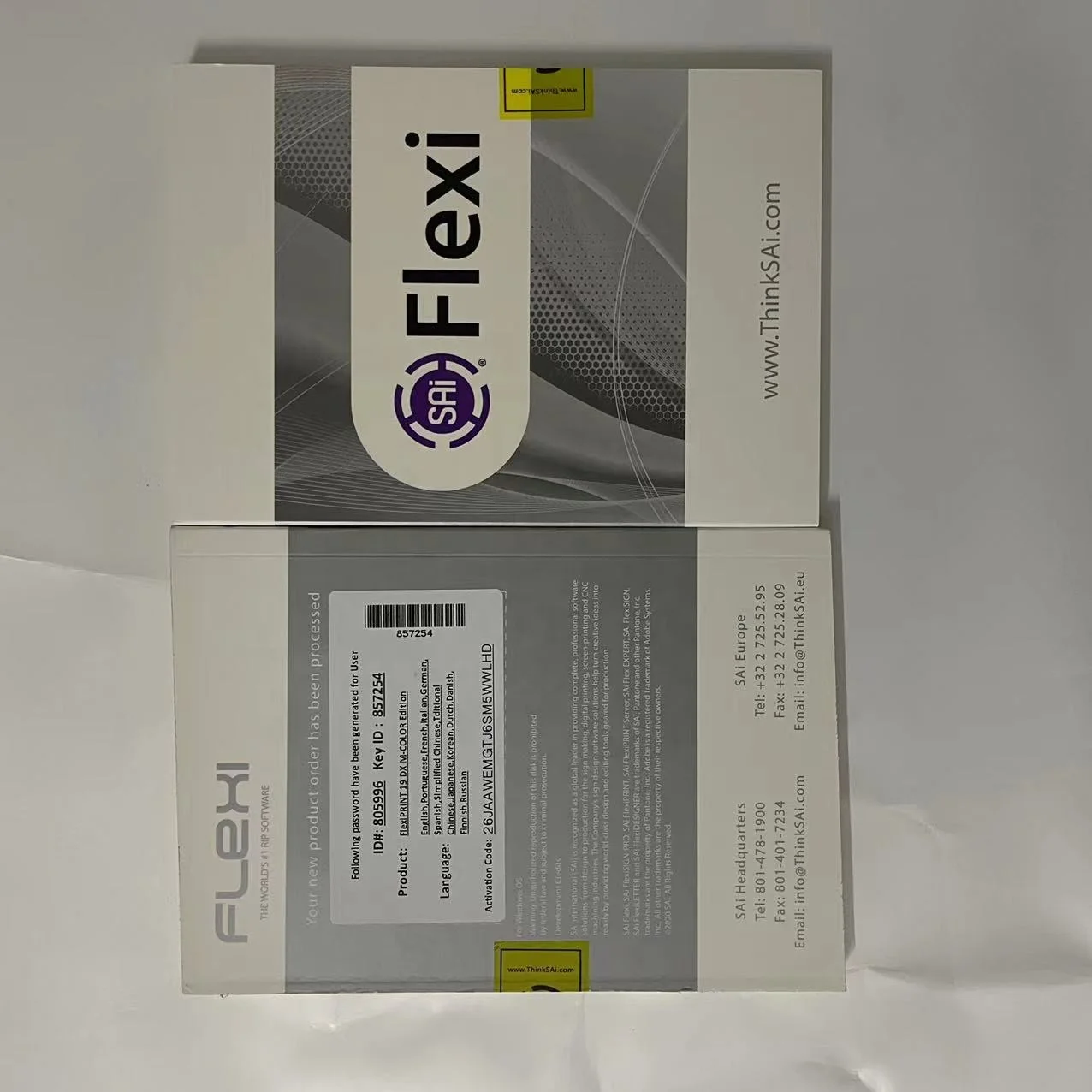 Программное обеспечение Sai Flexi 19 программное для фотопечати принтера Dtf Buy Flexiprint Rip Software товар