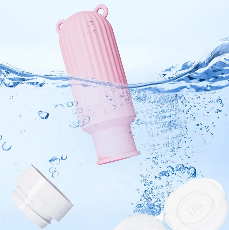 Silicone Travel Bottles Accessories Containers Squeeze Bottles Set Airline Travel Kit Shampoo Refill 30ML60ML 90ML120ML