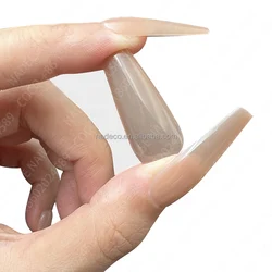 NADECO False nail system Full coverage capsule gel x colored Fake nail tips suppliers gel x beach nails