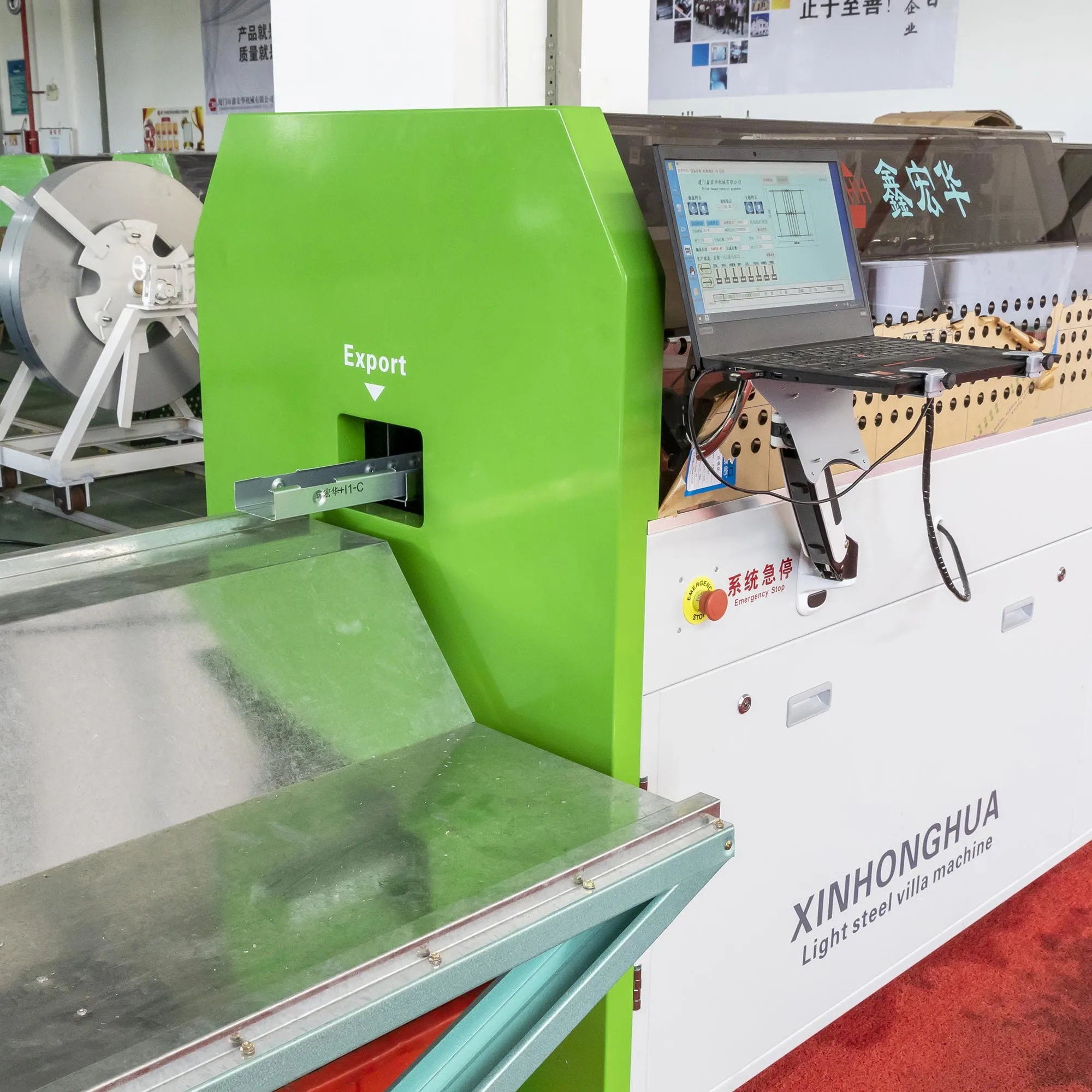 Prefabricated Rollform Cold Formed Light Steel Structures Building Machine