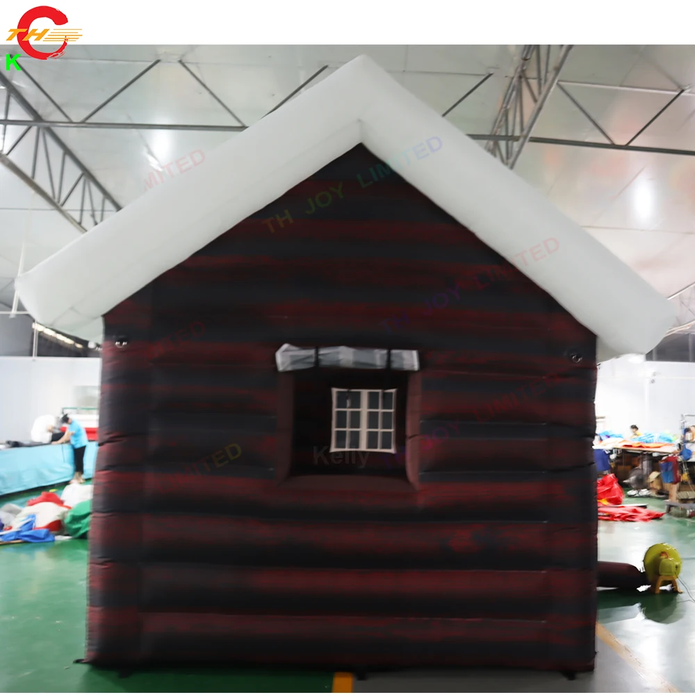 Large Inflatable Christmas Party Tent Create Festive Holiday Atmosphere with 4x3x3mH Factory Price Decoration House