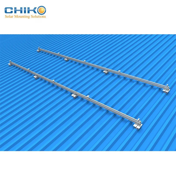 Easy Installation Solar Structure For Metal Sheet Roof Roof Mount Solar Tracking System